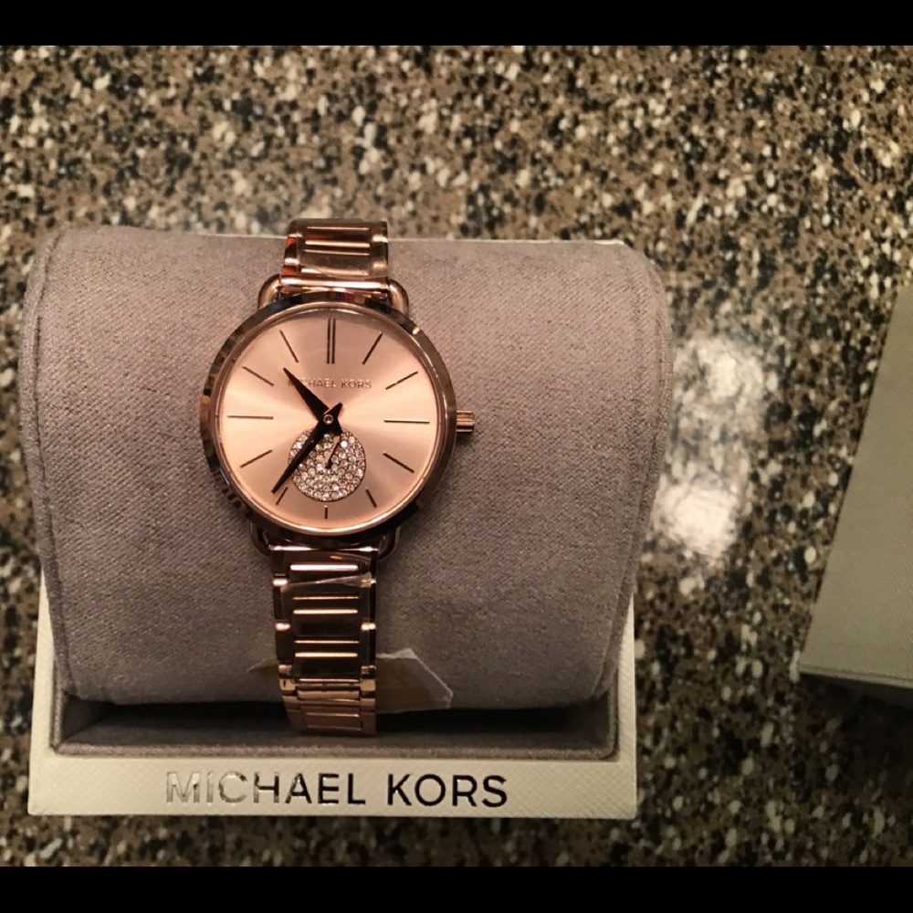 NWT Michael Kors Rose Gold Watch